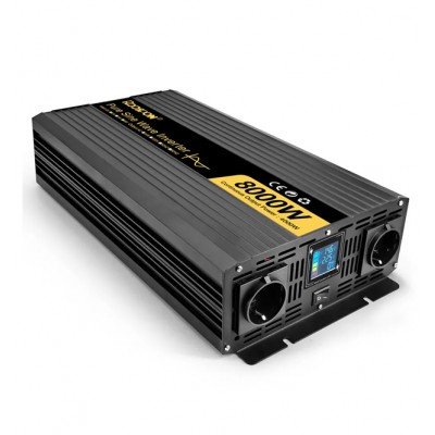 Инвертор автомобильный RDDSPON XBK 12-220В, 8000 Вт