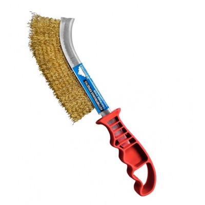 ЩЕТКА ПО МЕТАЛЛУ С ПЛАСТ. РУЧКОЙ (12/ 120)