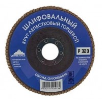 КРУГ ЛЕПЕСТКОВЫЙ ТОРЦЕВОЙ 125мм Р320 (10/ 300)