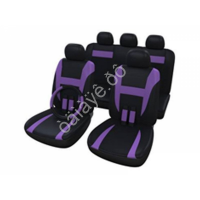 Чехлы на сиденья 14 пр., черные+фиолетовые вставки М5, H series /1/10_