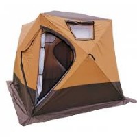 Четырехслойная зимняя палатка куб для рыбалки  (240х240х195/220см)