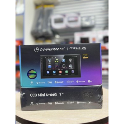 Автомагнитола 2DIN Pioneer CC3 Mini Android 4G+64GB 7"