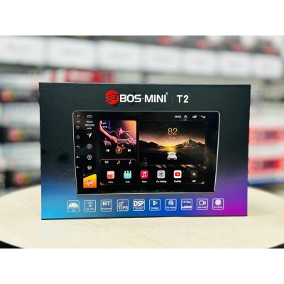 Автомагнитола 2DIN BOS-MINI T2 Android 4G+64GB 9"