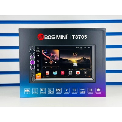 Автомагнитола 2DIN BOS-MINI T8705 Android 4+64GB 7"