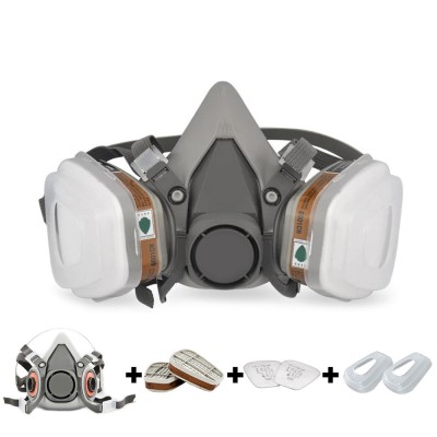 Маска респиратор Spark Lux 6200 с угольным фильтром