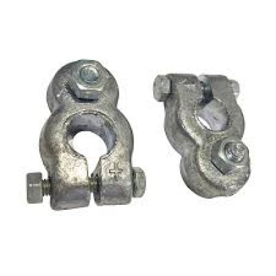 Клеммы Свинцовые универсальные усиленные АКБ болт сверху (к-т 2 шт.)