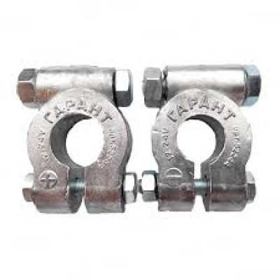 Клеммы АКБ универсальные  под опрессовку свинцовые (к-т 2 шт.)