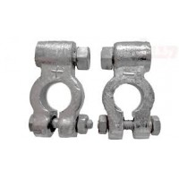 Клеммы аккумулятора грузовые /свинцовые/ усиленные (к-т 2 шт.) 