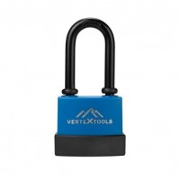 ЗАМОК НАВЕСНОЙ ВСЕПОГОДНЫЙ, 55мм , УДЛИНЕННАЯ ДУЖКА VERTEXTOOLS
