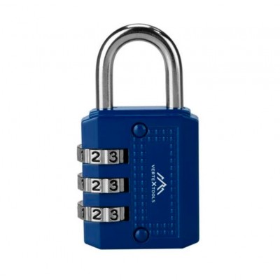 ЗАМОК НАВЕСНОЙ, КОДОВЫЙ 32мм VERTEXTOOLS