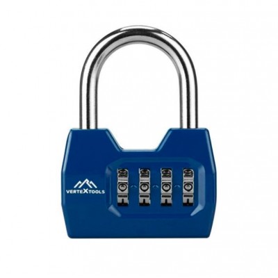 ЗАМОК НАВЕСНОЙ, КОДОВЫЙ 58мм VERTEXTOOLS