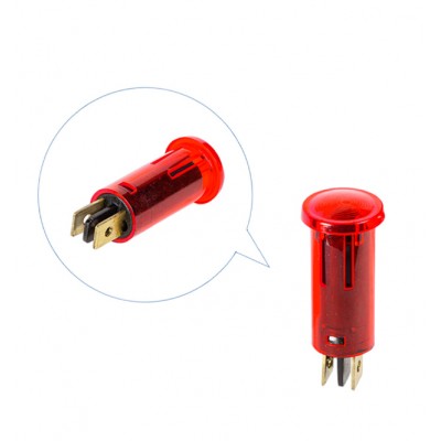 Лампа индикаторная WL-01(red) 12В красная