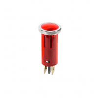 Лампа индикаторная WL-02(red) 12В красная