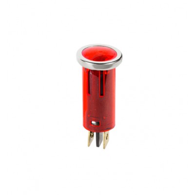 Лампа индикаторная WL-02(red) 12В красная