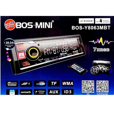 Магнитола BOS-MINI Bos-Y8063MBT
