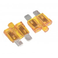 Предохранитель MEDIUM (стандарт) с индикатором  5A (сплав Zn) (19,1x5,1мм,h18,8) W270-1 TM Nord YADA