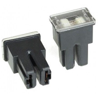 Предохранитель W228-C картриджный гнездовой стандарт  80A (сплав Zn) (19,7x12,8мм,h31) TM Nord YADA