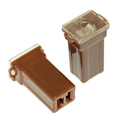 Предохранитель W228-B картриджный гнездовой MINI  70A (сплав Zn) (16,2x12,2мм,h27,4) TM Nord YADA