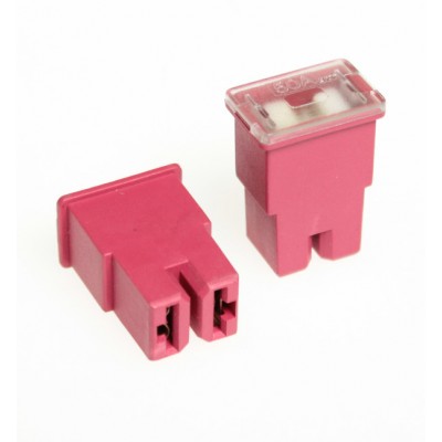 Предохранитель W228-F картриджный гнездовой станд. (кор.нож.)  50A (сплав Zn) (19,7x12,8мм TM Nord Y