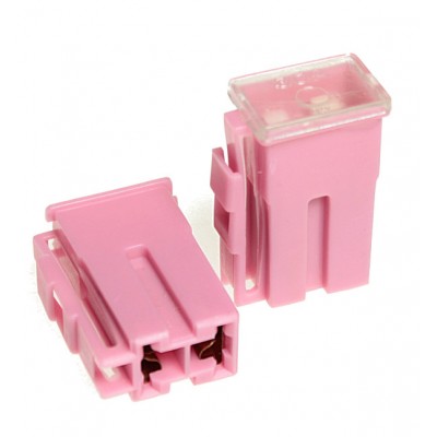 Предохранитель W228-G-L картриджный с клипсой MAXI  30A (сплав Zn) (24,5x12,8мм,h38) TM Nord YADA