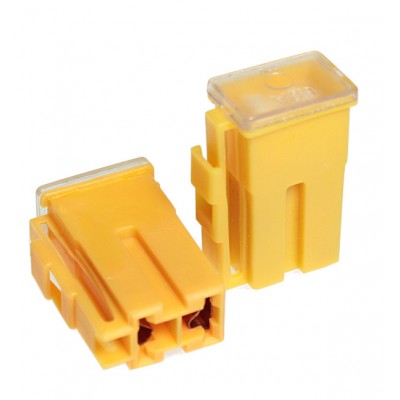 Предохранитель W228-G-L картриджный с клипсой MAXI  60A (сплав Zn) (24,5x12,8мм,h38) TM Nord YADA