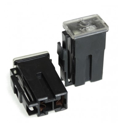 Предохранитель W228-G-L картриджный с клипсой MAXI  80A (сплав Zn) (24,5x12,8мм,h38) TM Nord YADA