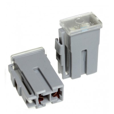 Предохранитель W228-G-L картриджный с клипсой MAXI 100A (сплав Zn) (24,5x12,8мм,h38) TM Nord YADA