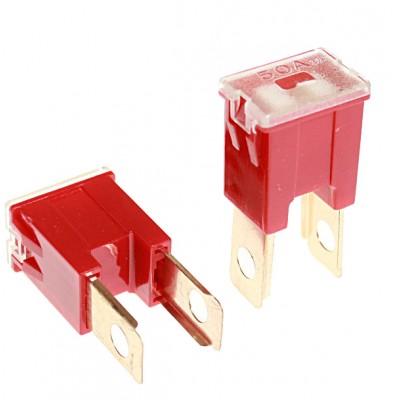 Предохранитель W228-M картриджный штыревой  50A (сплав Zn) (24,7x15,1мм,h46,6) TM Nord YADA