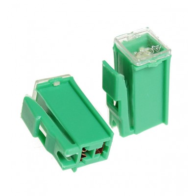 Предохранитель W228-G-S картриджный с клипсой MINI  40A (сплав Zn) (12,8x13,5мм,h30,2) TM Nord YADA