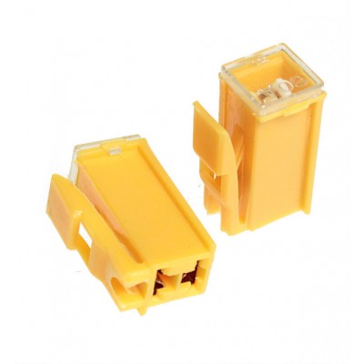 Предохранитель W228-G-S картриджный с клипсой MINI  60A (сплав Zn) (12,8x13,5мм,h30,2) TM Nord YADA