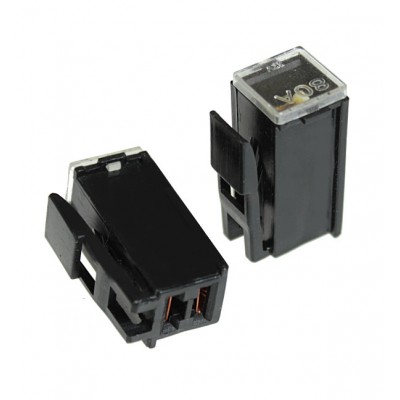 Предохранитель W228-G-S картриджный с клипсой MINI  80A (сплав Zn) (12,8x13,5мм,h30,2) TM Nord YADA