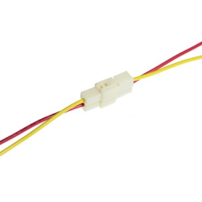 Колодка соединительная   2х конт. 6,3 мм (м+п) с проводами TM Nord YADA