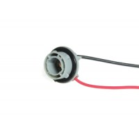 Патрон под лампу P21W (1156 одноконт.) с проводами, пластик TM Nord YADA