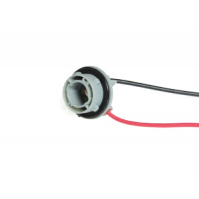 Патрон под лампу P21W (1156 одноконт.) с проводами, пластик TM Nord YADA