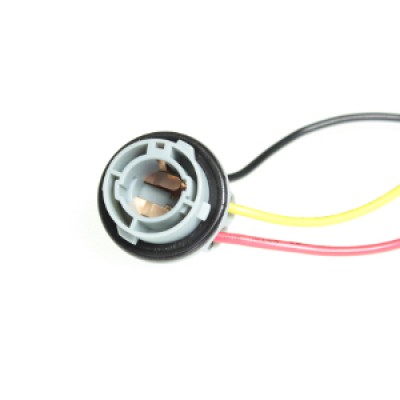 Патрон под лампу P21/5W (1157 двухконт.) с проводами, пластик TM Nord YADA