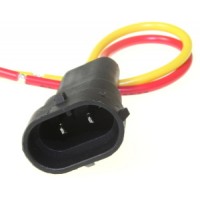 Патрон под лампу H8/H11 (папа) с проводами TM Nord YADA