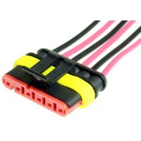 Колодка соединительная 6 конт. 1,5 мм герметичная (мама) TM Nord YADA