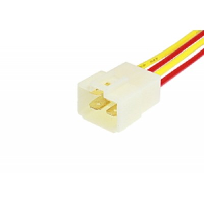 Колодка соединительная   4х конт. 6,3 мм (папа) с проводами TM Nord YADA