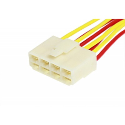 Колодка соединительная   8 конт. 6,3 мм (мама) с проводами TM Nord YADA