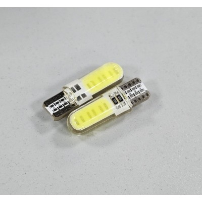 Cветодиод 12V Т10 2SMD белый