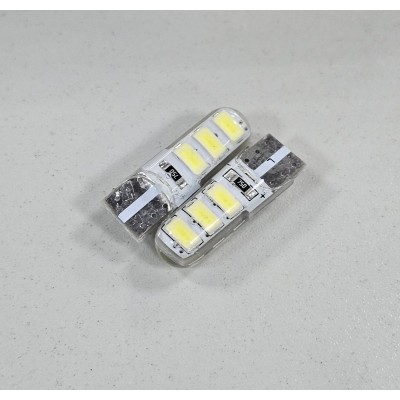 Cветодиод 12V Т10 6SMD белый