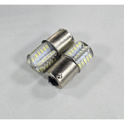 Cветодиод 12V S25 48SMD BA15S P21W белый