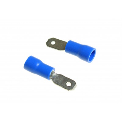 Клемма "папа" изолированная - 4.8мм  1.5-2.5кв.мм (синяя) (РПи-п 2.5-(4.8)) TM Nord YADA