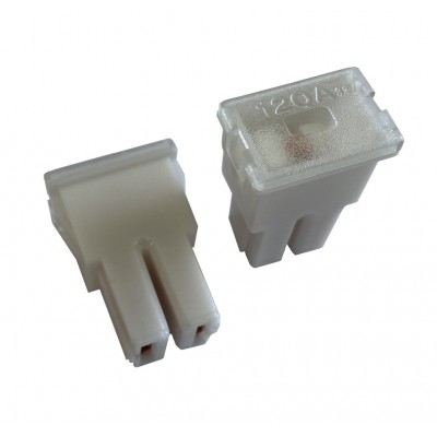 Предохранитель W228-C картриджный гнездовой стандарт 120A (сплав Zn) (19,7x12,8мм,h31) TM Nord YADA