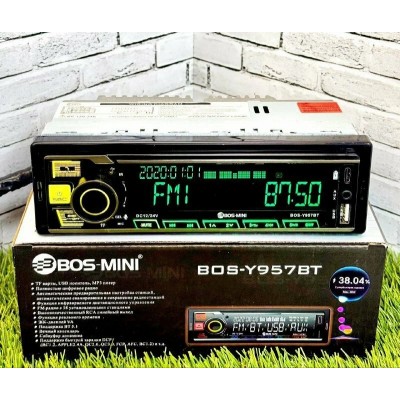 Магнитола BOS-MINI Bos-Y957BT 12V-24V