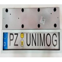 Рамка номерная автомобильная (железная) Белый