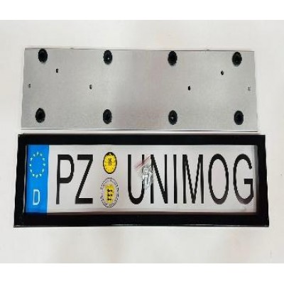 Рамка номерная автомобильная (железная) Черный