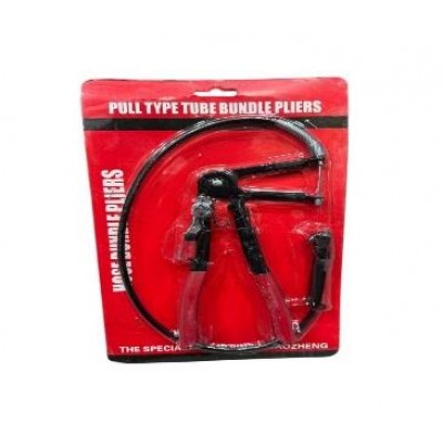 Съемник пружинных хомутов с гибким захватом