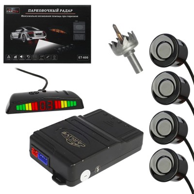 Парктронник CarLive ET-600 (Black) парковочный датчик