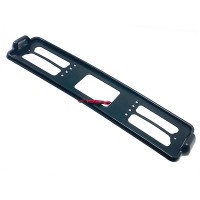 Рамка для номерного знака с боковой подсветкой, черная